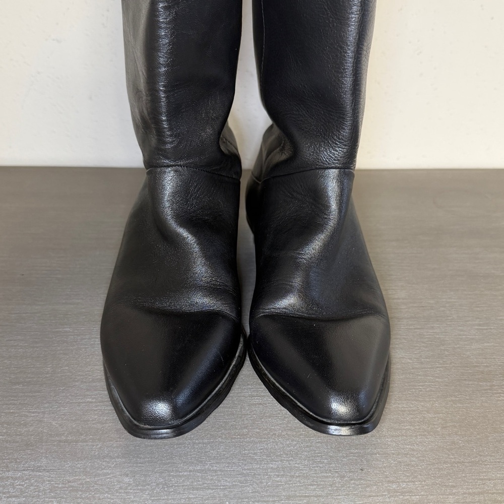 Rare vintage Olympic Sumi leather riding boots handmade in Uruguay Women’s Sz 7M - Picture 5 of 8